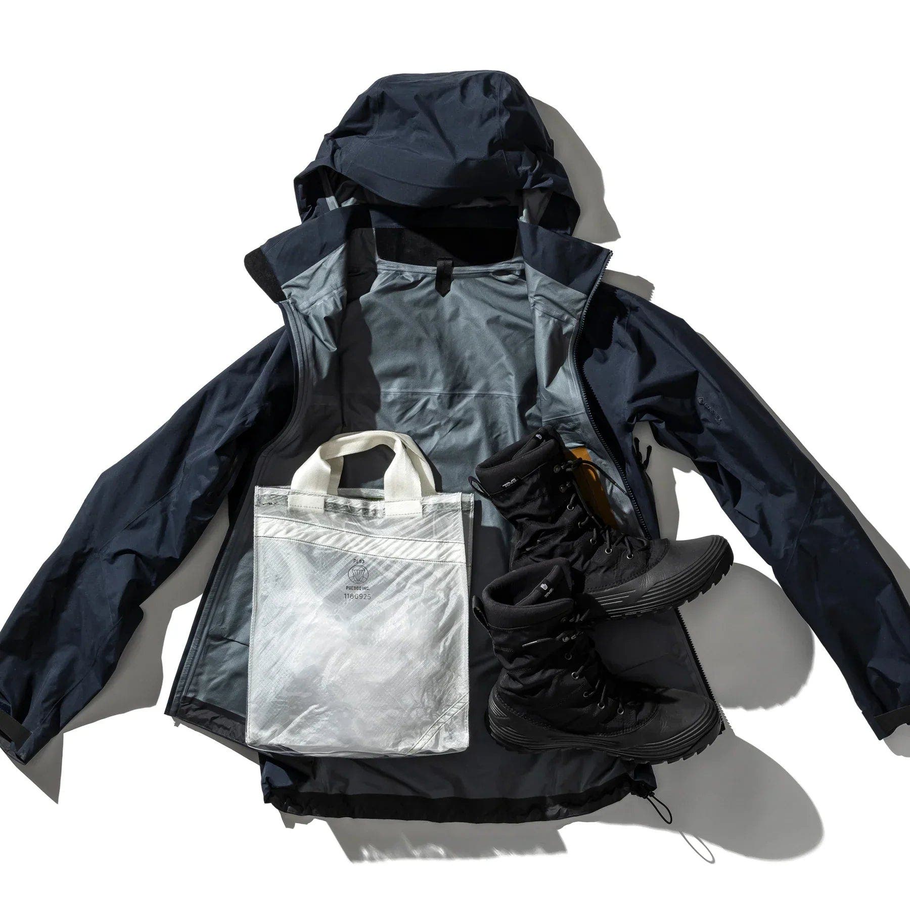 PUEBCO Covered Parachute Document Bag, Alternate, color, White