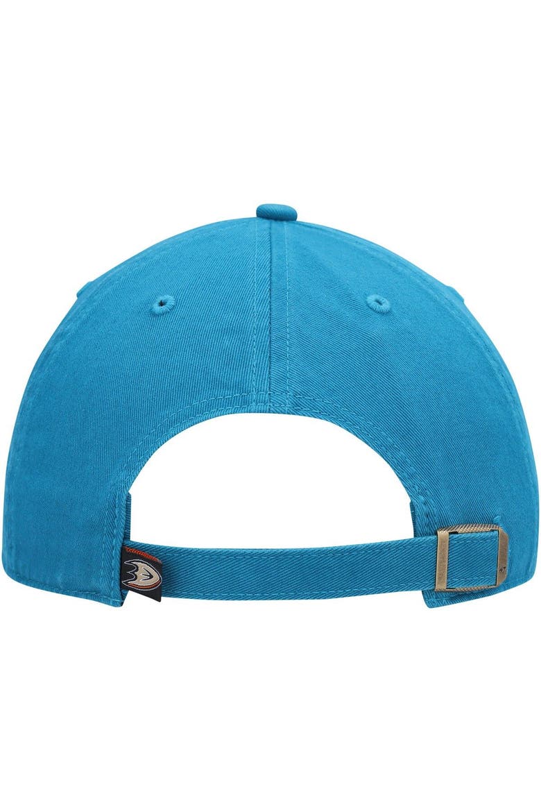 Men's '47 Teal Anaheim Ducks Clean Up Adjustable Hat, Alternate, color, Teal