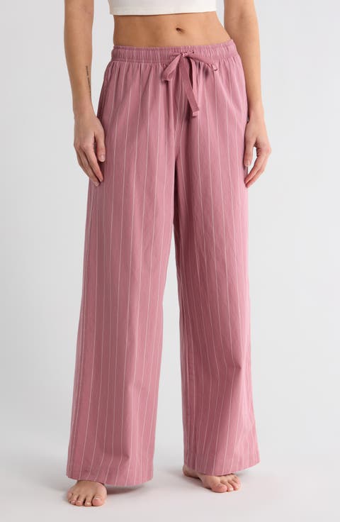 Cotton Poplin Pajama Pants