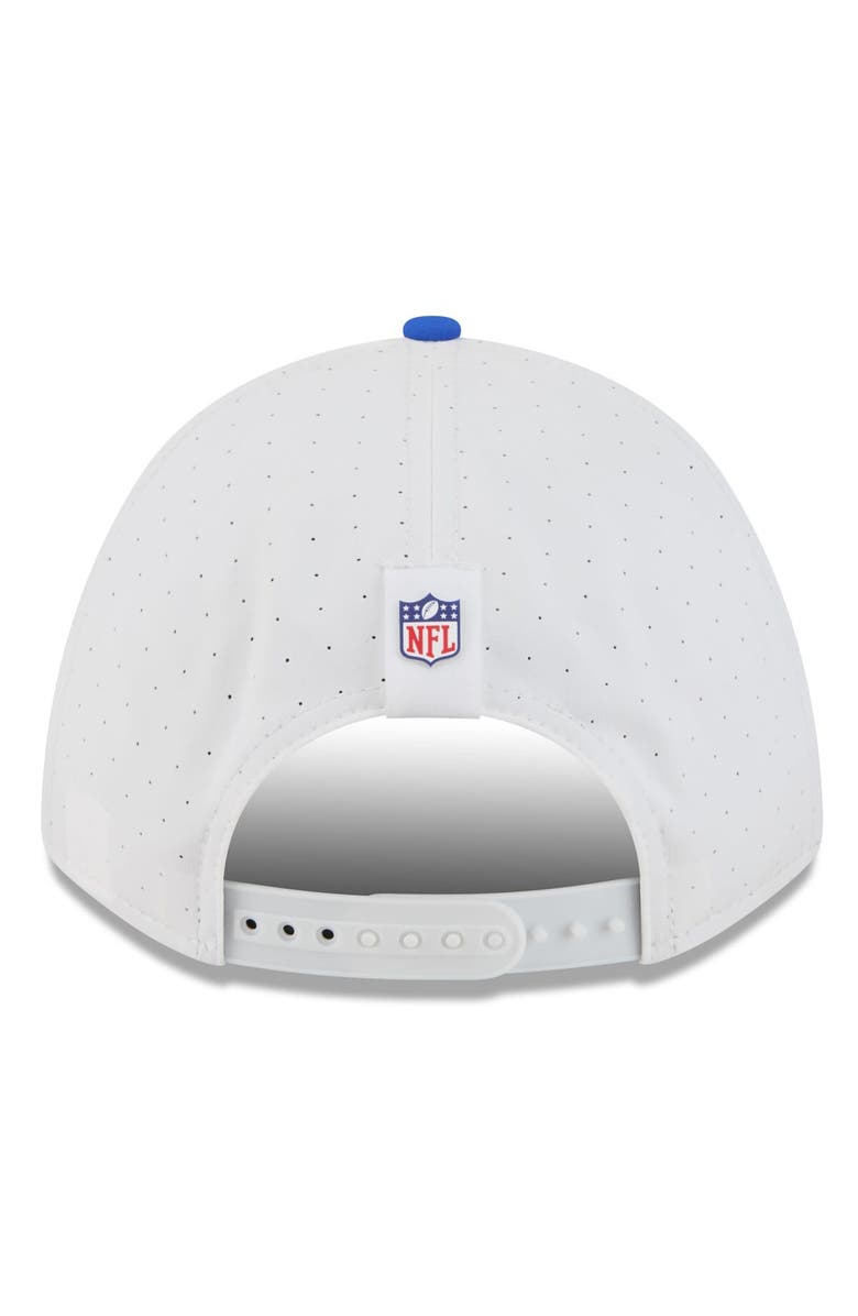 New Era Men's New Era White/Royal Los Angeles Rams 2025 NFL Training Camp A-Frame 9FORTY Adjustable Hat, Alternate, color, White