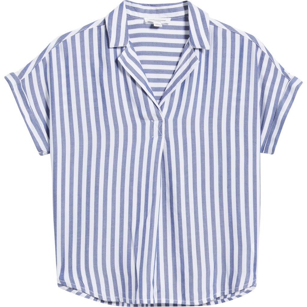 BEACHLUNCHLOUNGE BEACHLUNCHLOUNGE DENISE STRIPE SHIRT