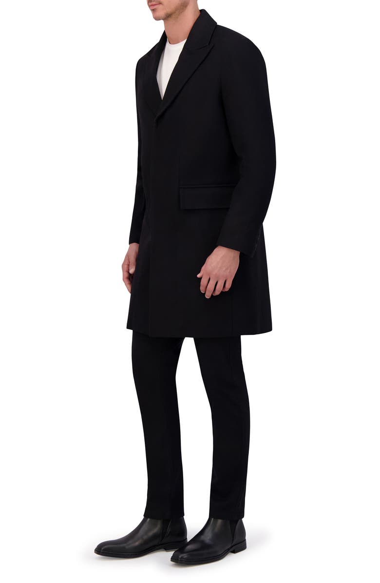 Kenneth Cole New York Peak Lapel Coat, Alternate, color,