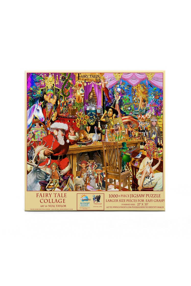 Fairy Tale Collage 1000 piece Jigsaw Puzzle for Adults Large Pieces, Alternate, color, Multicolor