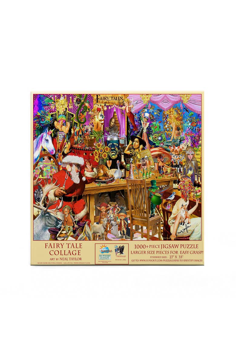 Sunsout Fairy Tale Collage 1000 piece Jigsaw Puzzle for Adults Large Pieces, Alternate, color, Multicolor