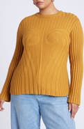 ELOQUII Bust Stitch Sweater