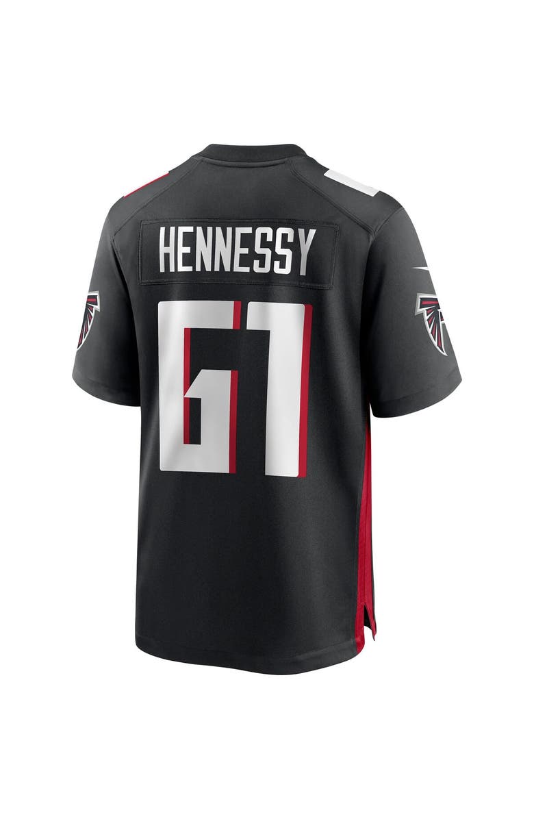 Nike Men's Nike Matt Hennessy Black Atlanta Falcons Player Game Jersey, Alternate, color, 