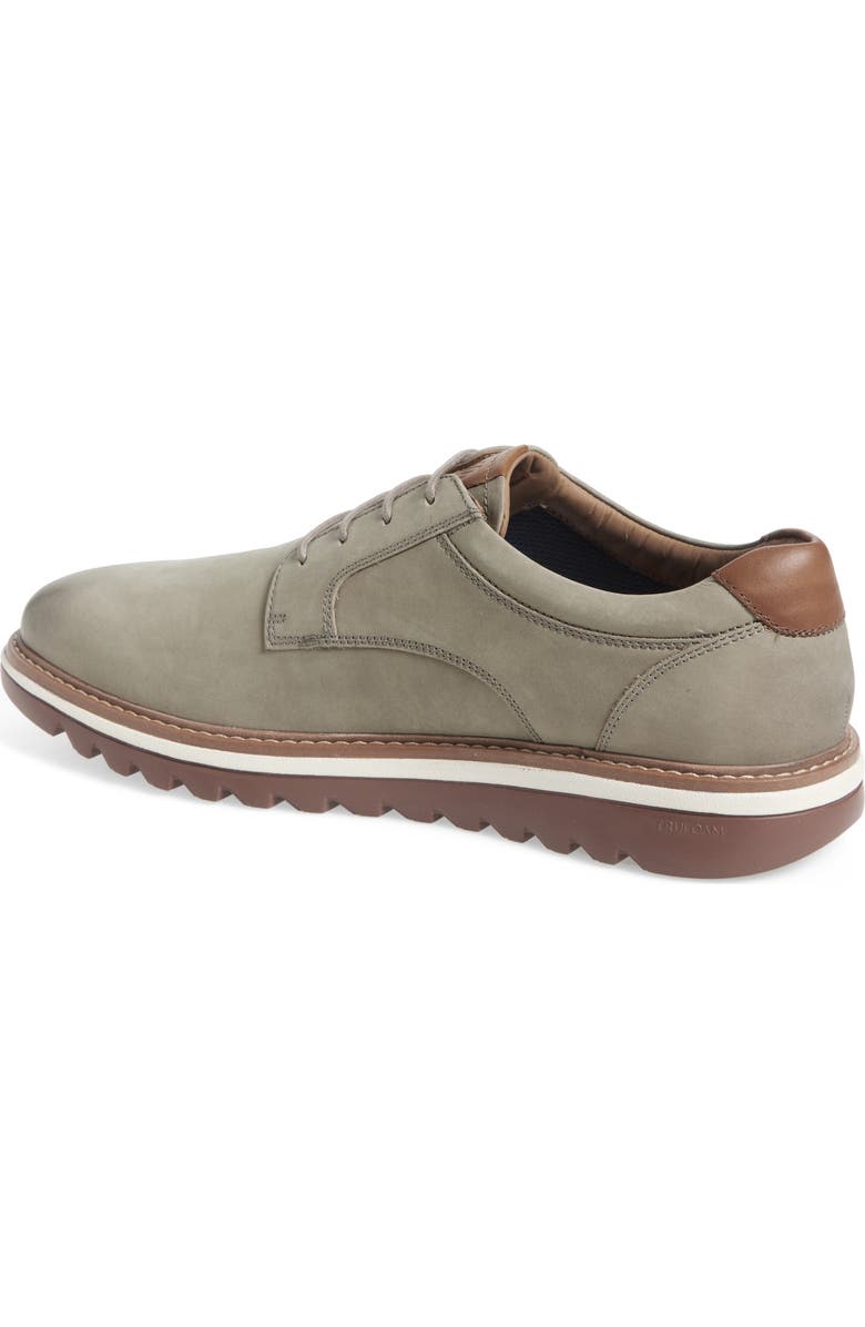 Johnston & Murphy Braydon Plain Toe Derby, Alternate, color, Grey