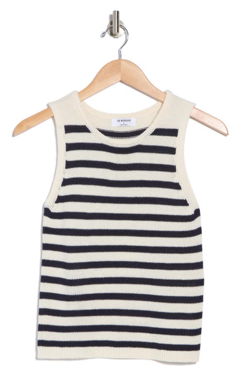 BLU PEPPER BLU PEPPER STRIPE KNIT SLEEVELESS TOP