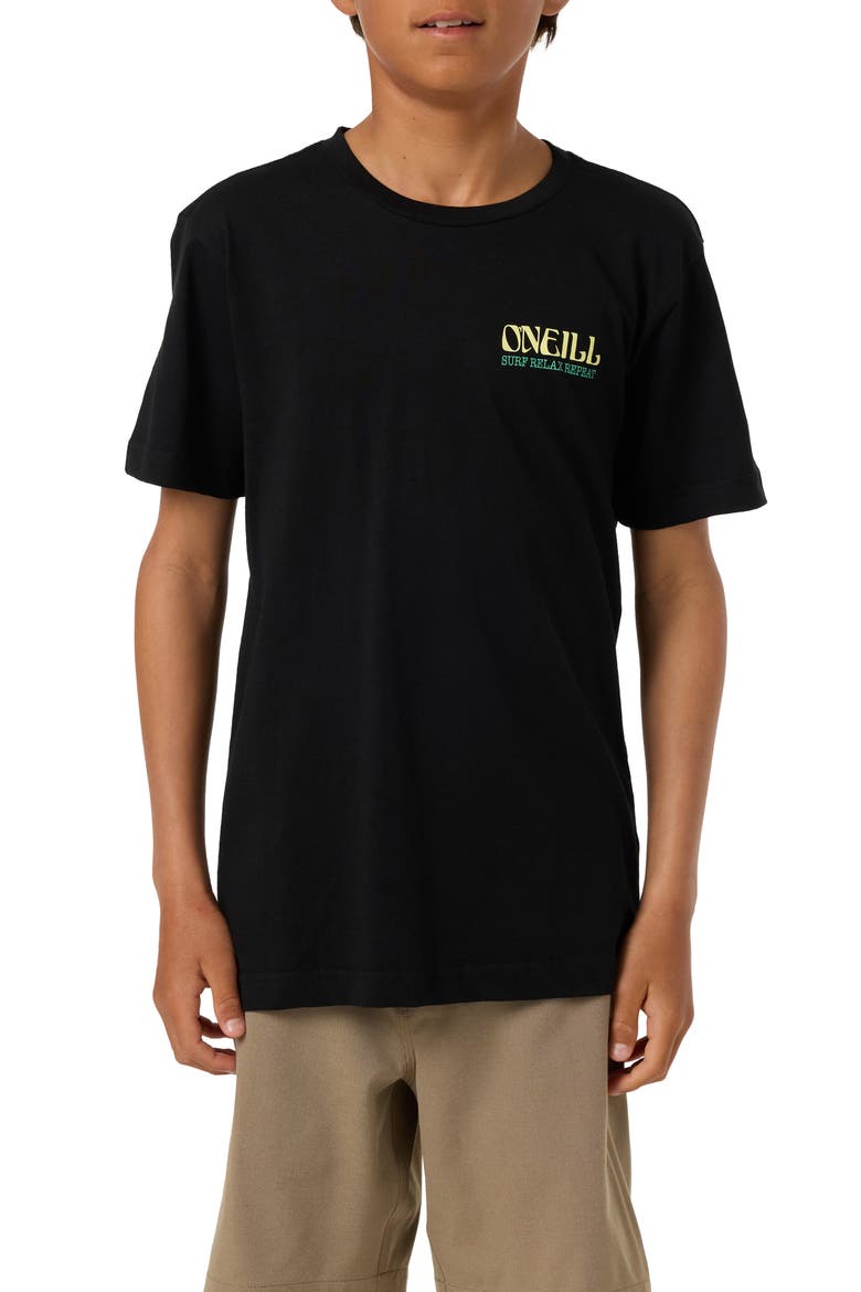 Kids' Outtie Classics Cotton Graphic T-Shirt, Alternate, color, BLACK