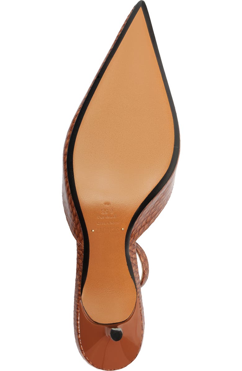 Schutz Paola Mid Slingback Pointed Toe Pump, Alternate, color, Miele