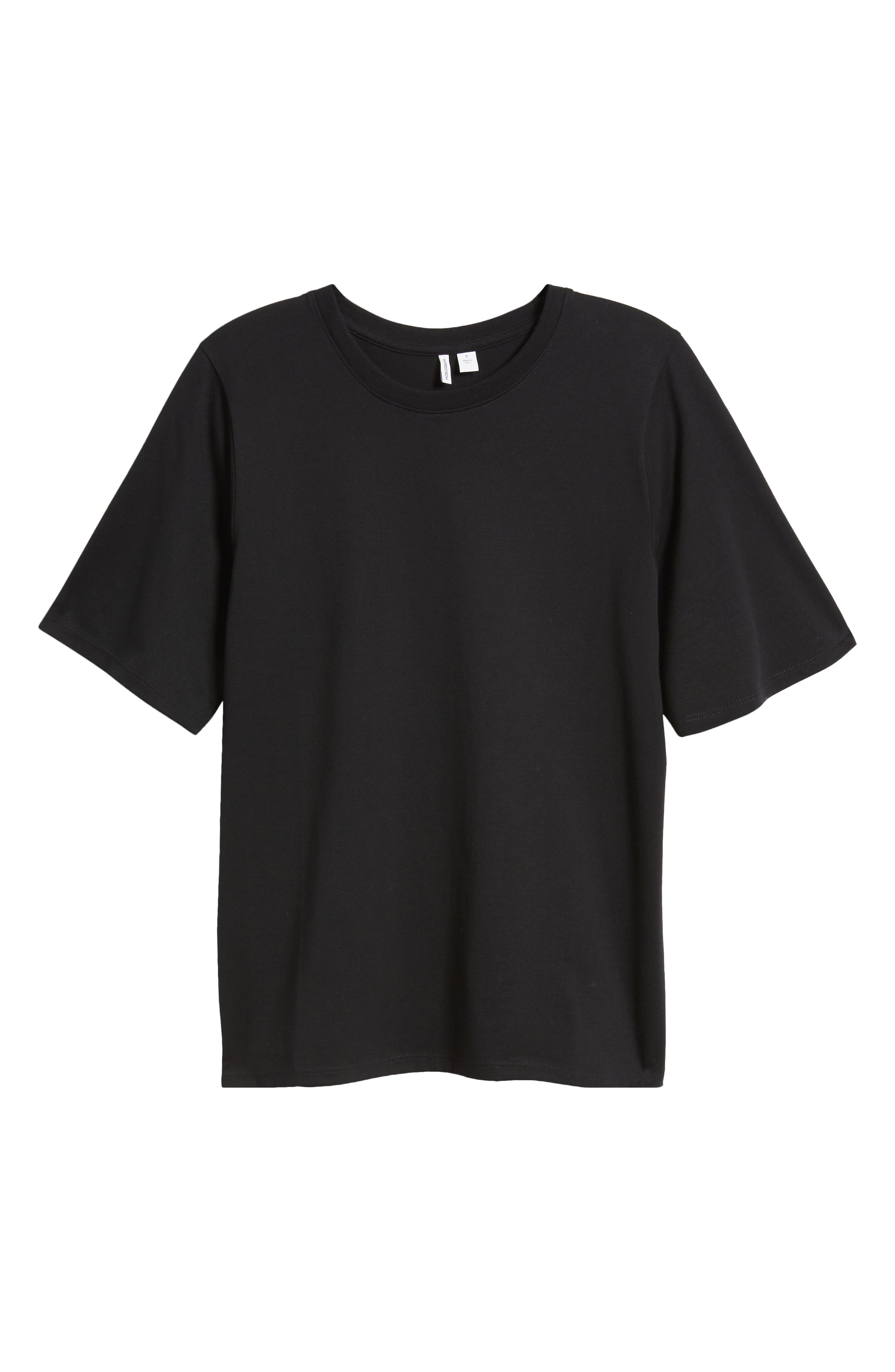 Женские Nordstrom Relaxed Fit Pima Cotton Crewneck T-Shirt — фото 6