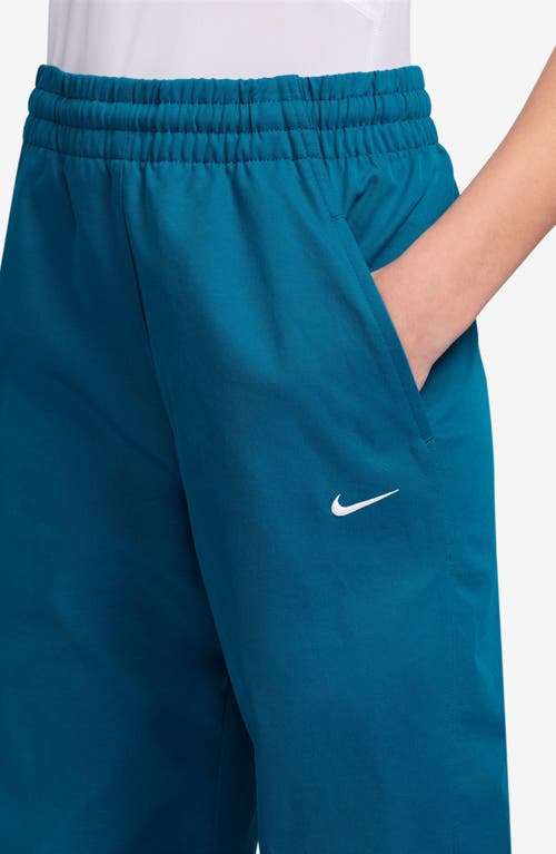 Nike Kids' Woven Wide Leg Pants In Blue