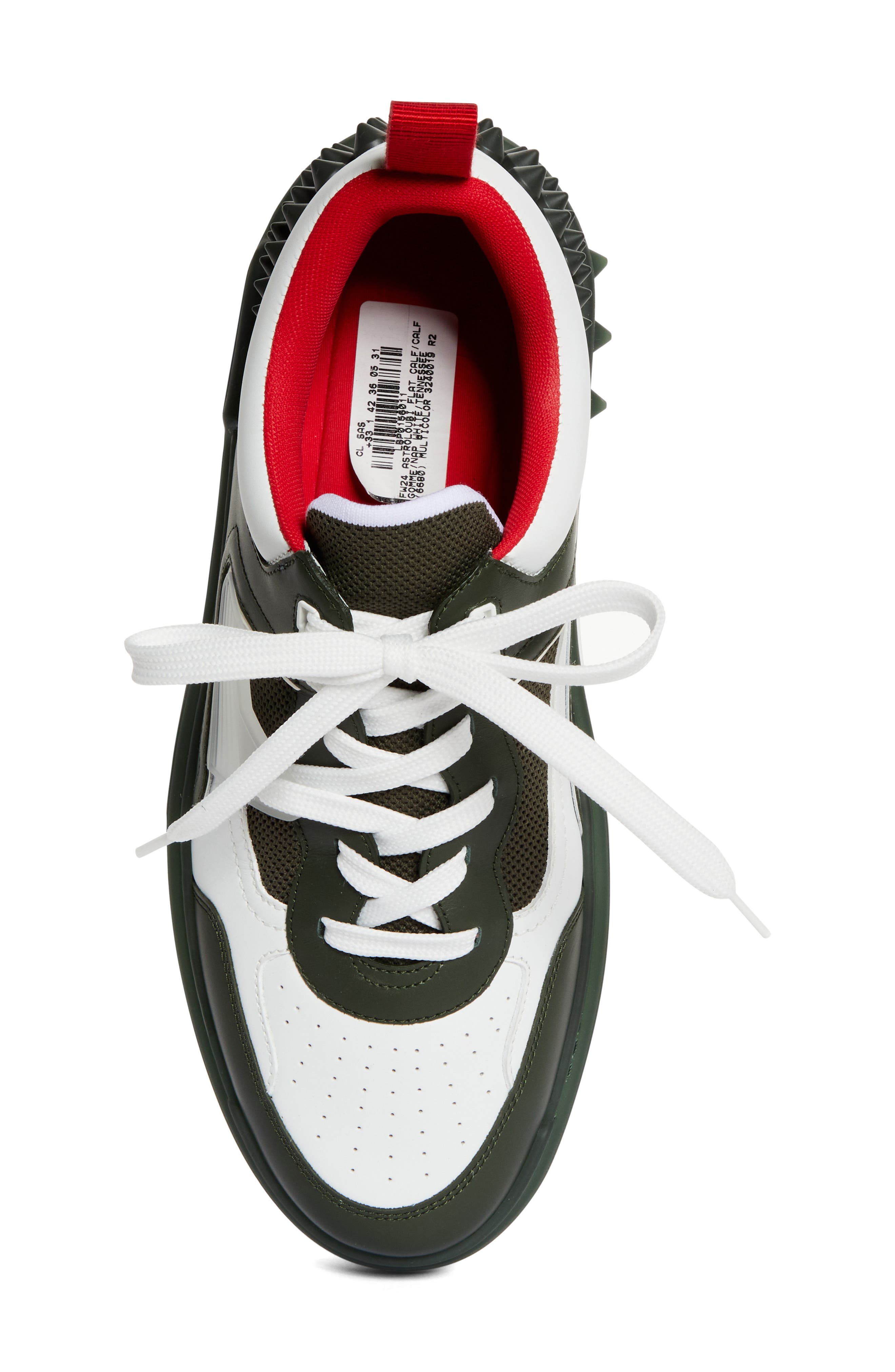 Astroloubi Flat Low Top Sneaker, Alternate, color, WHITE/ TENNESSEE