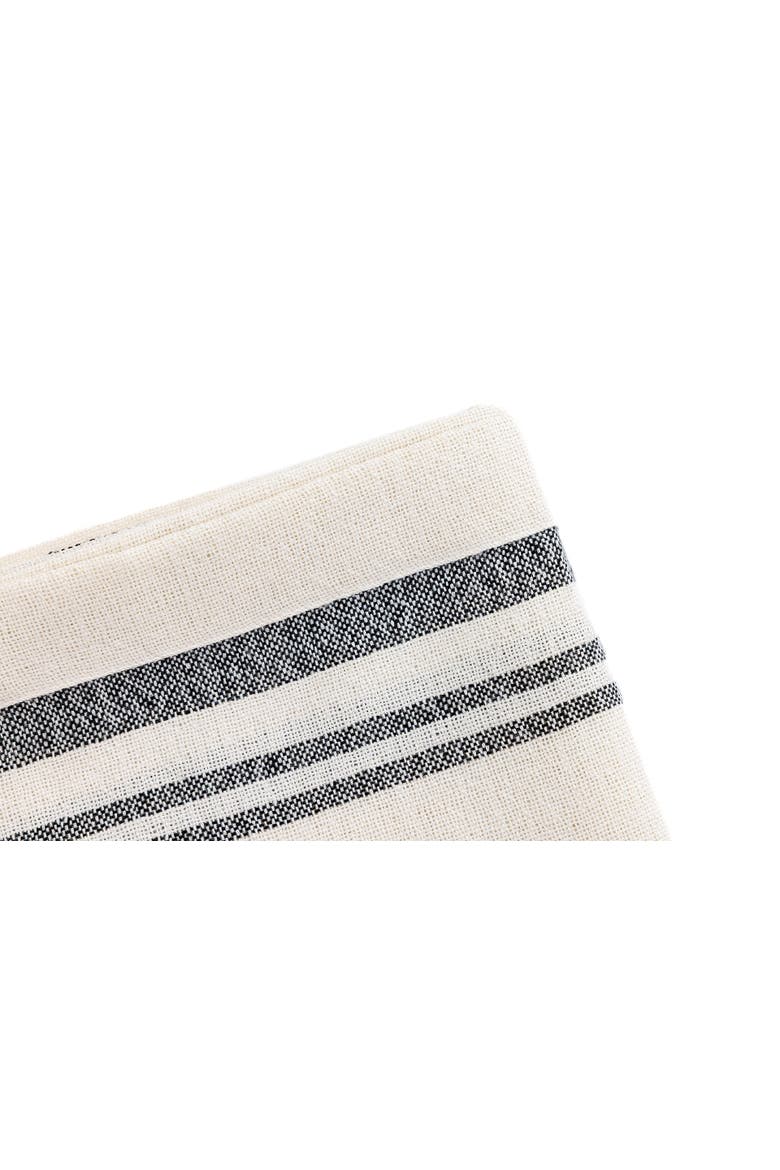 Miska Collection - Handloomed Artisan Weaver 100% Alpaca All Natural Luxurious Throw Blanket, Alternate, color, Ink & Ivory Horizon