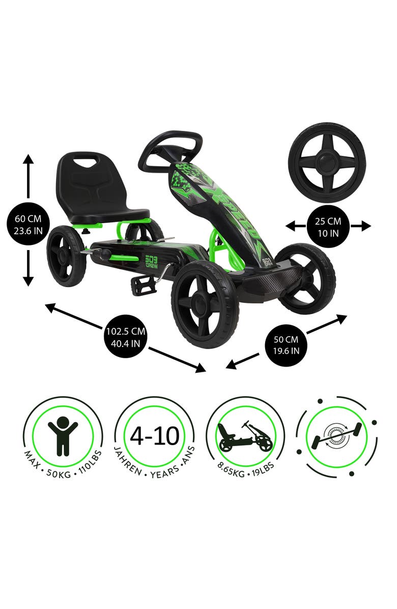 509 Crew Xspeed Pedal Gokart, Alternate, color, Multicolored
