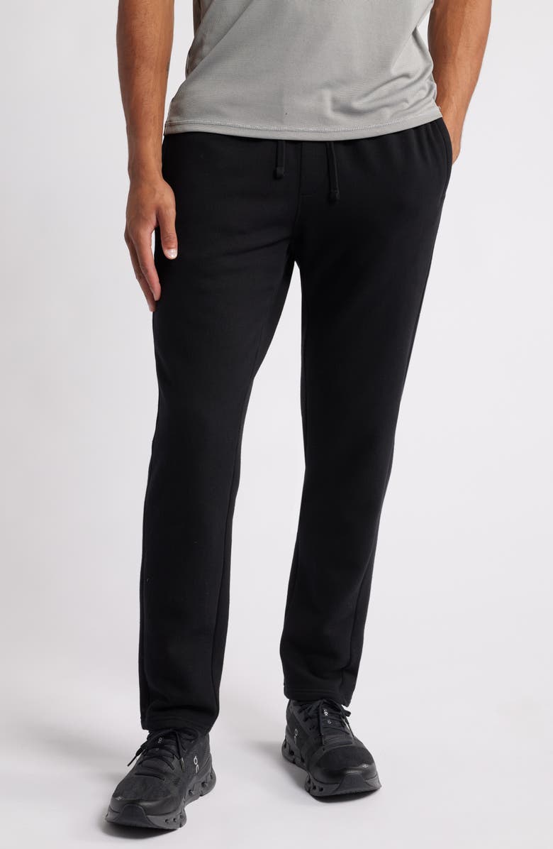 Zella Cloud Fleece Straight Leg Sweatpants, Main, color, 