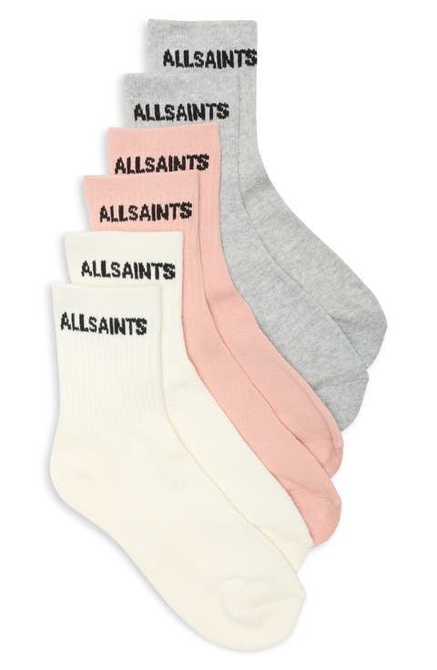 3-Pack Basic Sport Rib Shortie Socks