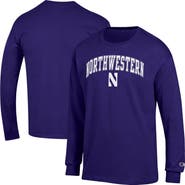 Champion Men's Champion  Purple Northwestern Wildcats Arch Over Logo Long Sleeve T-Shirt