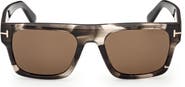 TOM FORD Cyrus 53mm Square Sunglasses