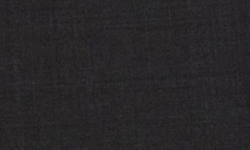 Hugo Boss Boss Genius Virgin Wool Blend Flat Front Dress Pants In Black
