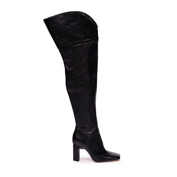 Tiannia Barnes Cullinan Over-The-Knee Boot, Main, color, Black