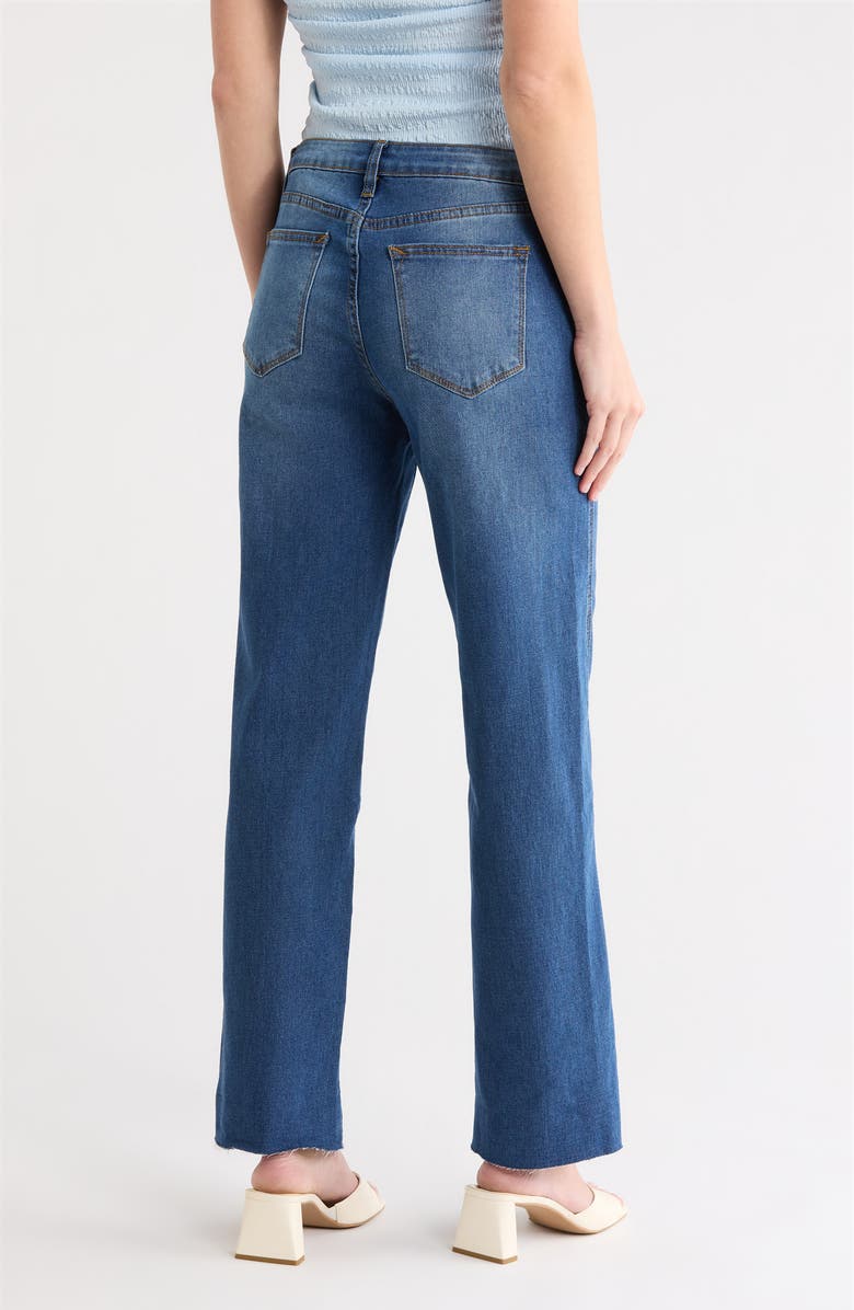 Vigoss Barely Barrel Jeans, Alternate, color, Medium Wash