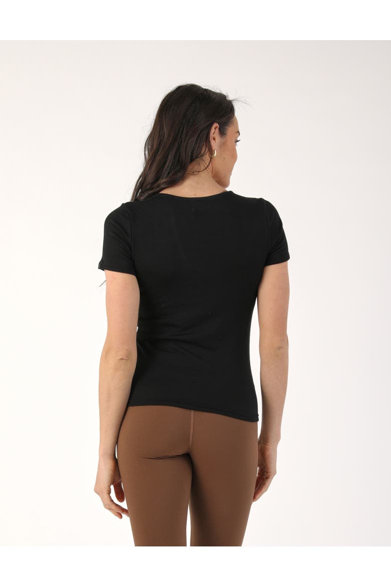 Avery Short Sleeve, Alternate, color, Black
