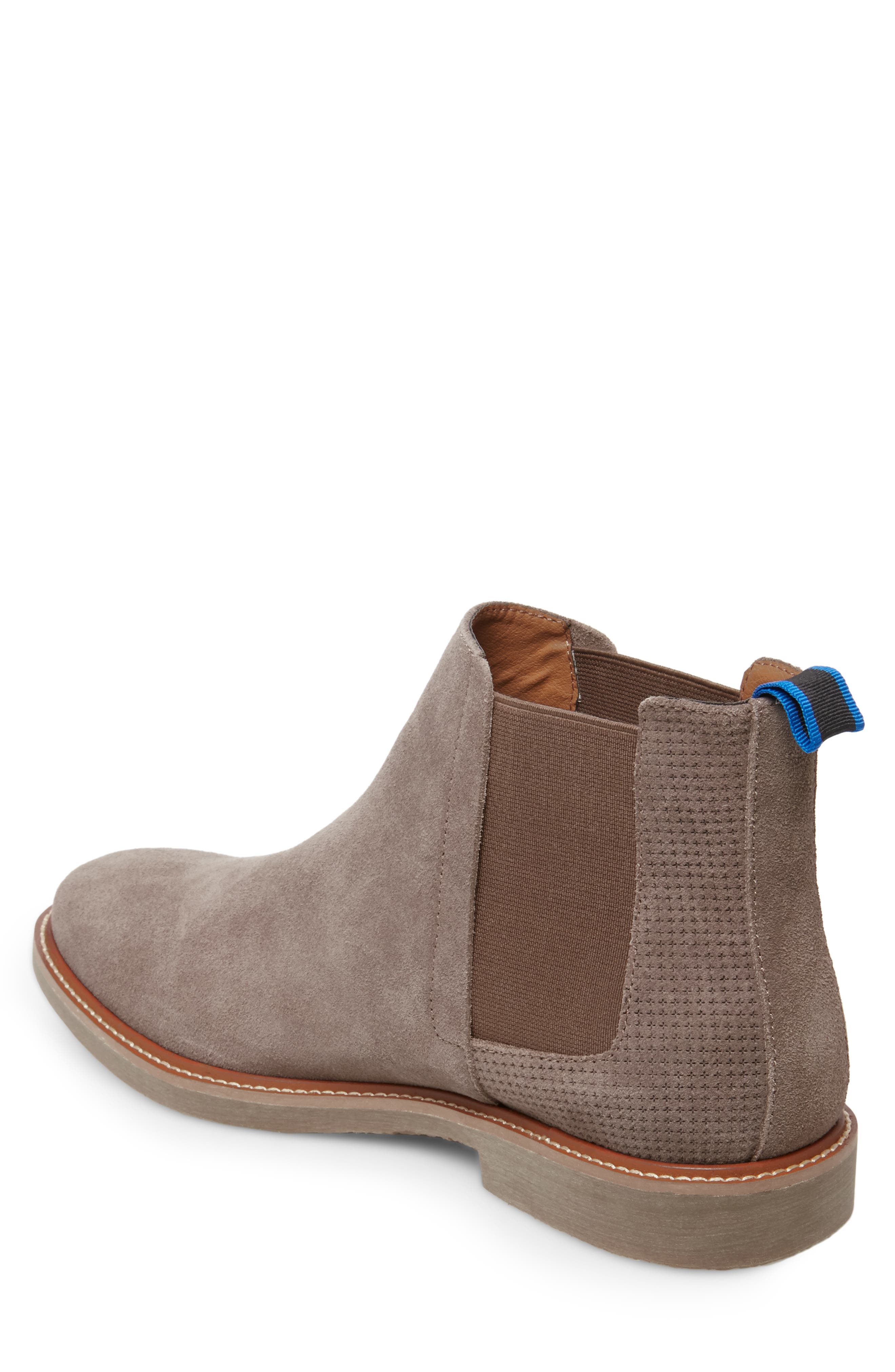 Highlyte Textured Chelsea Boot, Alternate, color, TAUPE SUEDE