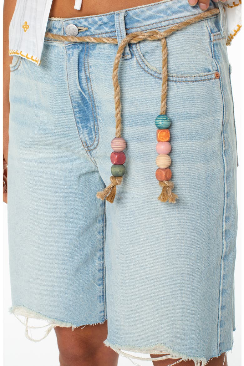 Message In a Bottle Bermuda Shorts, Alternate, color, OCEAN