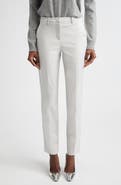Emporio Armani Cotton Couture Straight Leg Pants