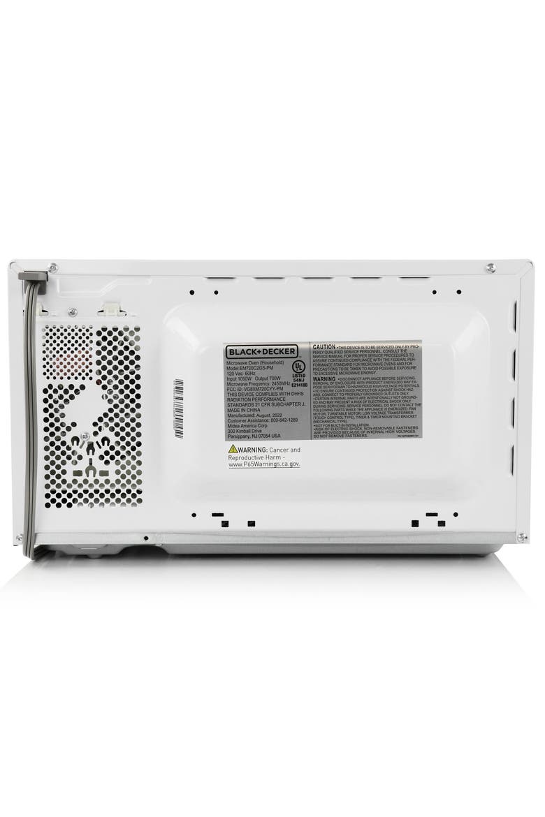 0.7 Cu Ft LED Digital Microwave Oven, Alternate, color, White