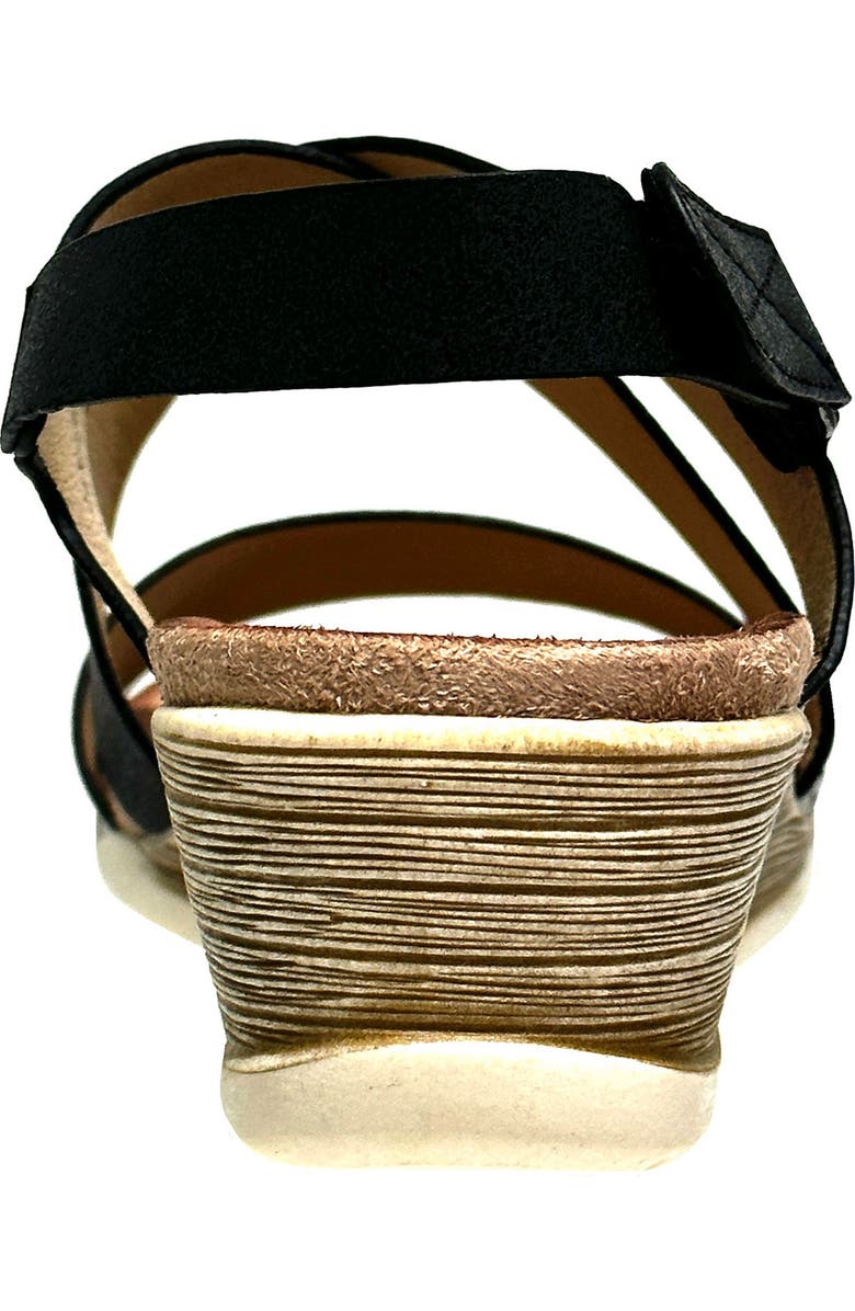 NINETY UNION Panama Slingback Wedge Sandal, Alternate, color, Black