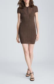 Kenneth Cole Variga Crinkle Sheath Minidress