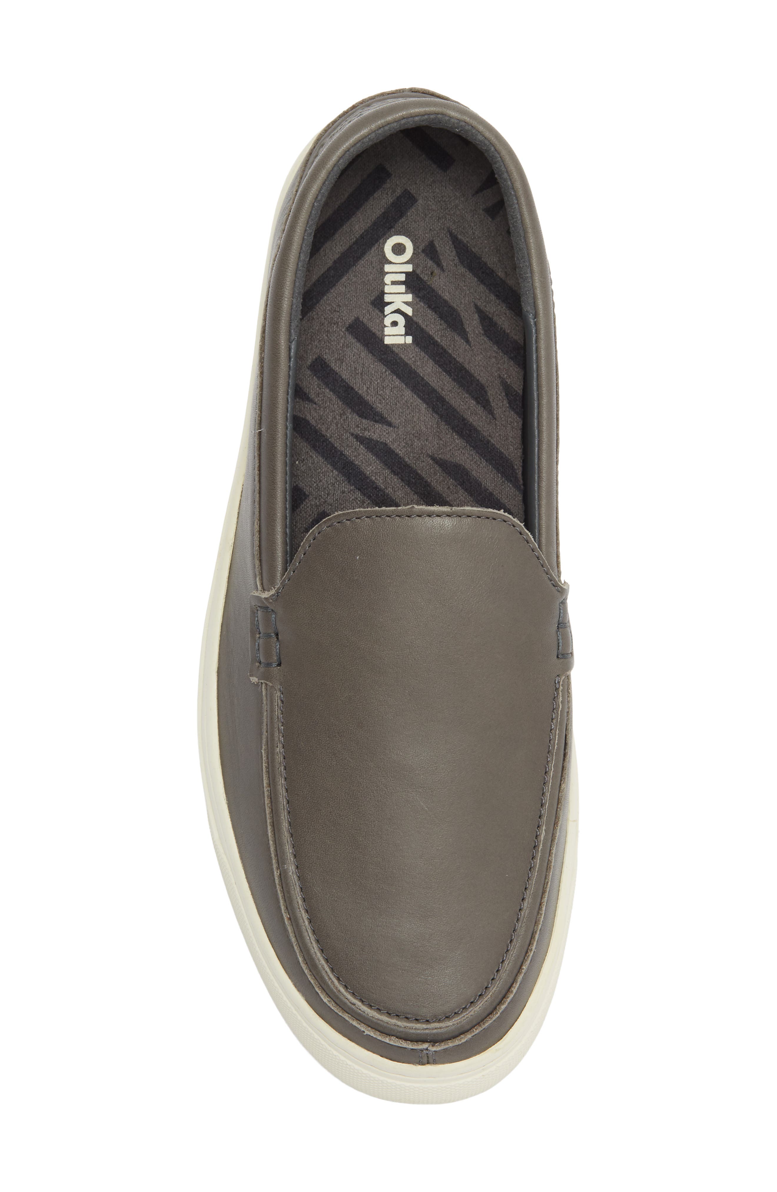 Kou Leather Slip-On, Alternate, color, DARK SHADOW/ DARK SHADOW