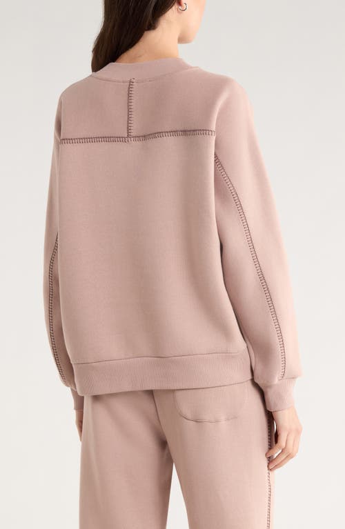 Ugg(r) Classic Cotton Blend Sweatshirt In Pink