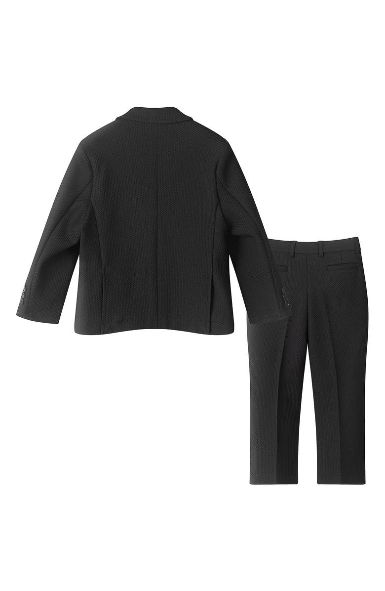 Andy & Evan Kids' Mesh Two-Piece Suit, Alternate, color, Black