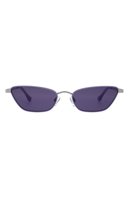 Florence By Mills 56mm Cat Eye Sunglasses In Purple