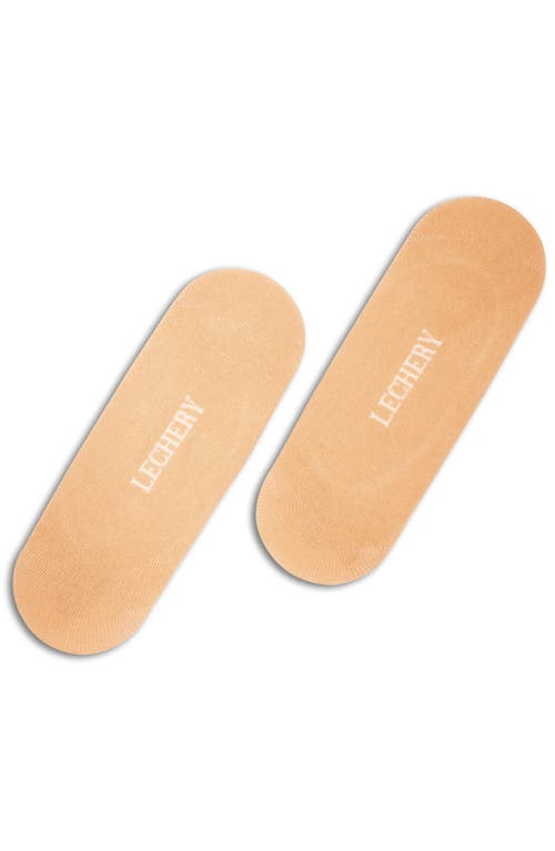 Lechery Women's Logo No Show Socks In Natural