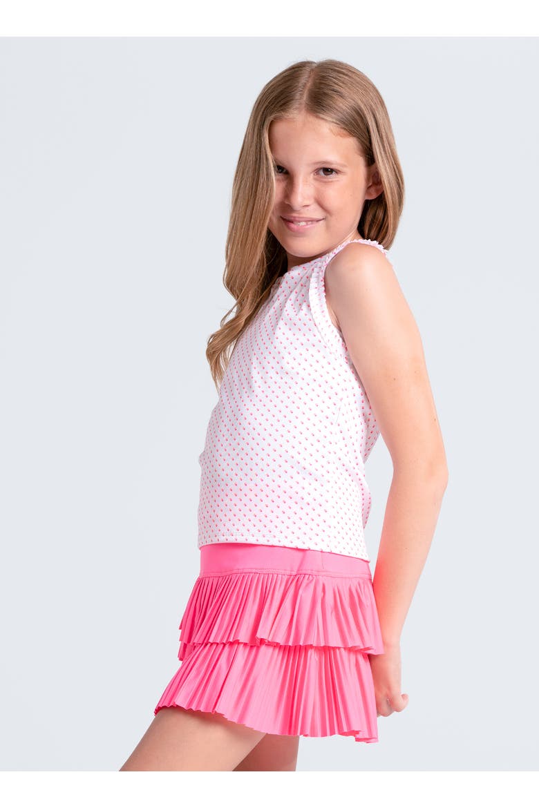 Girls Poppy Dot Tank, Alternate, color, Taffy