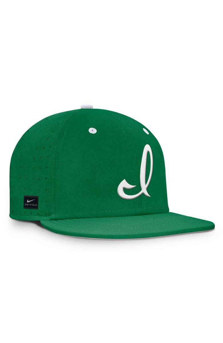 Nike Men's Nike Green Iowa Hawkeyes Dugout True Dri-FIT Fitted Hat, Alternate, color, Green