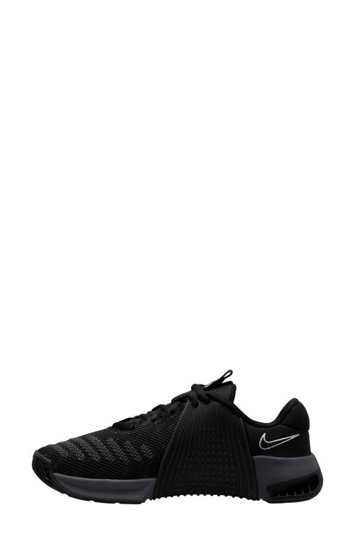Nike Metcon 9 Flyease Training Shoe In Black/white/anthracite