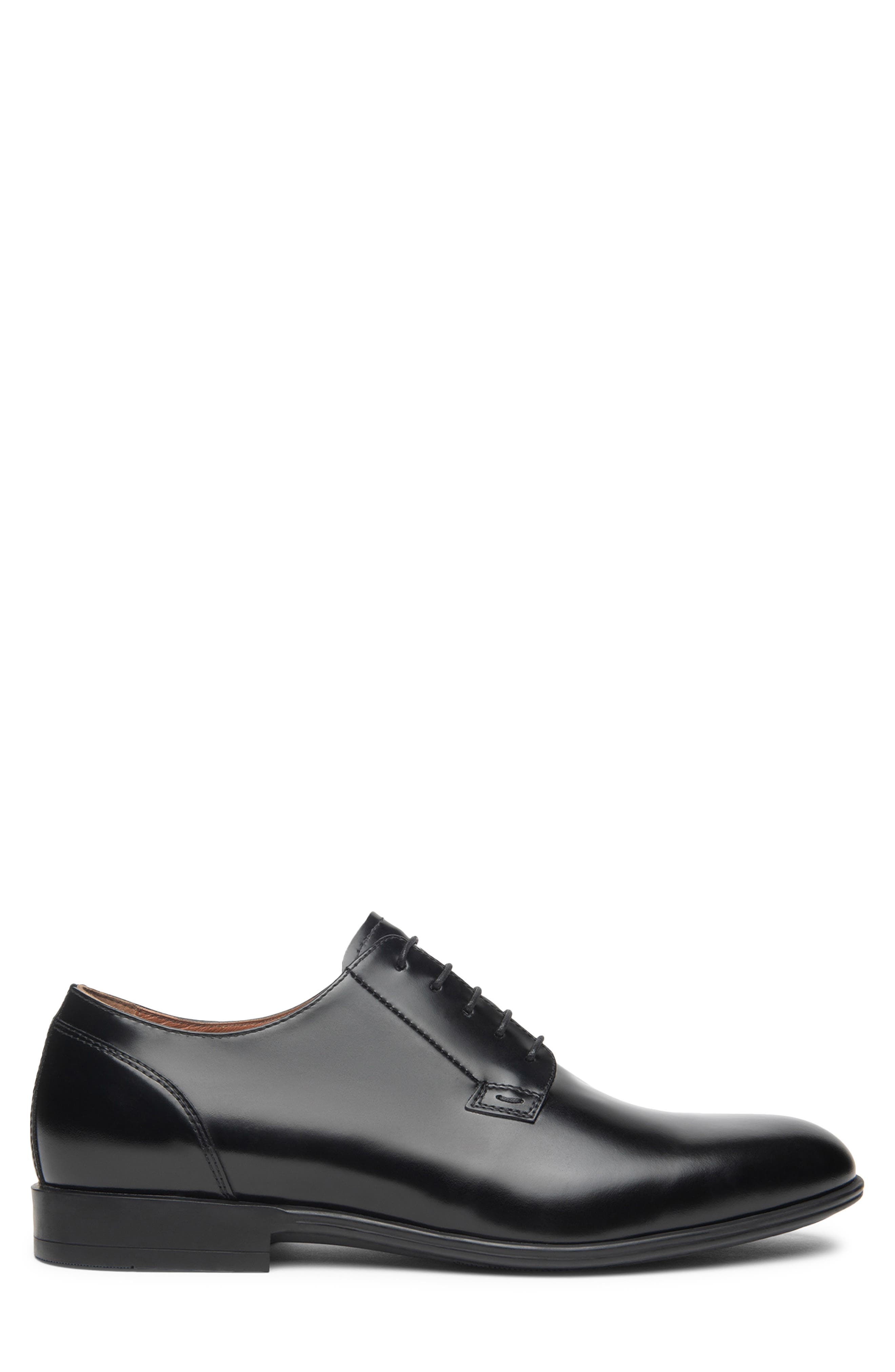 NeroGiardini Plain Toe Derby, Alternate, color, Black