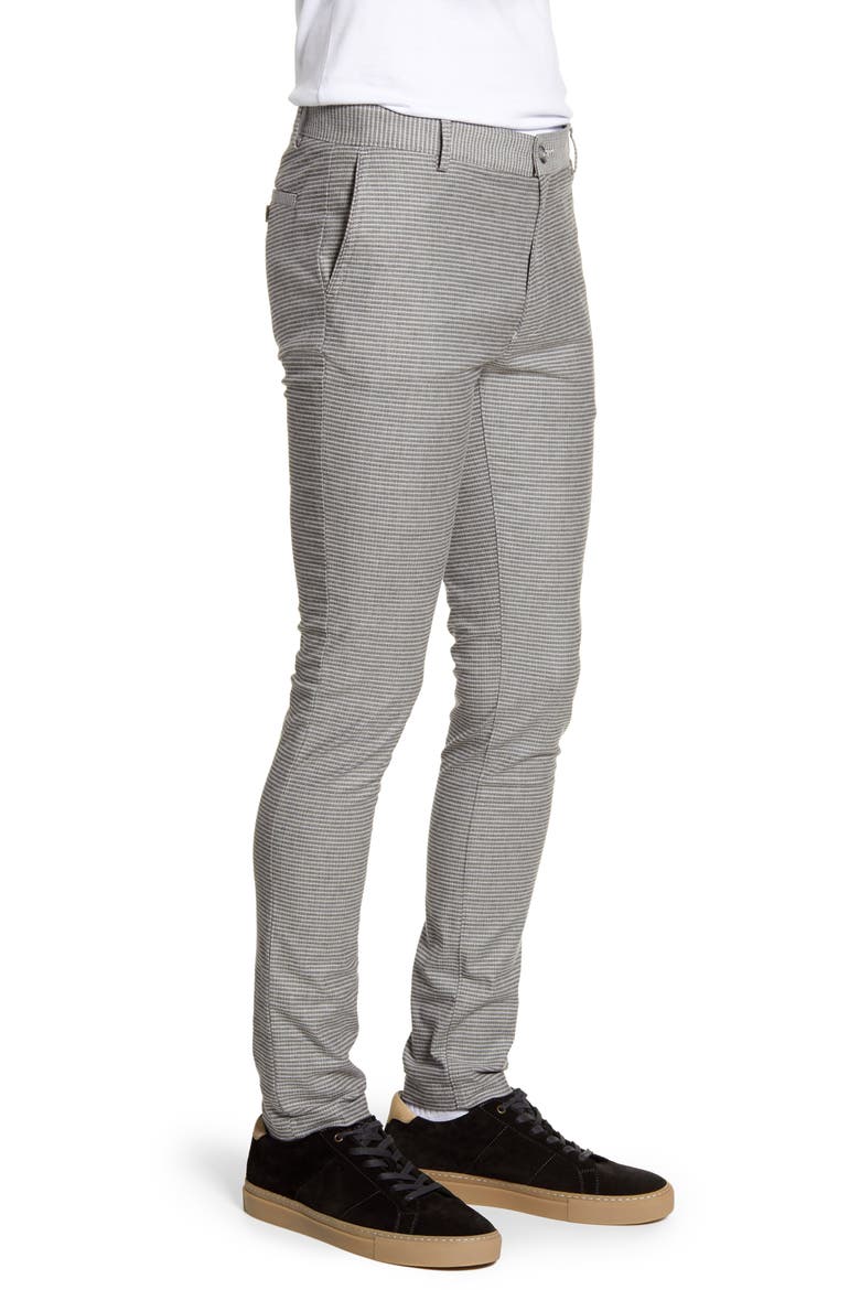 Stretch Skinny Fit Chinos, Alternate, color, GREY