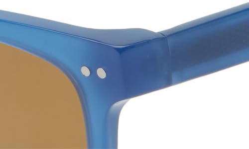 Eyebobs In Cahoots 47mm Polarized Square Reader Sunglasses In Blue