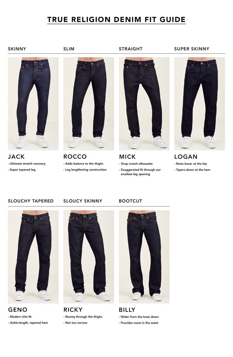 True Religion Brand Jeans Racer Skinny Fit Jeans, Alternate, color, 