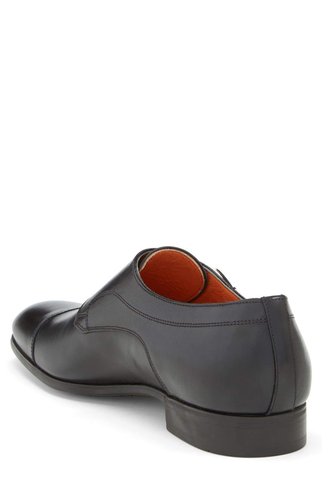 Santoni 'Upton' Double Monk Strap Shoe, Alternate, color, 