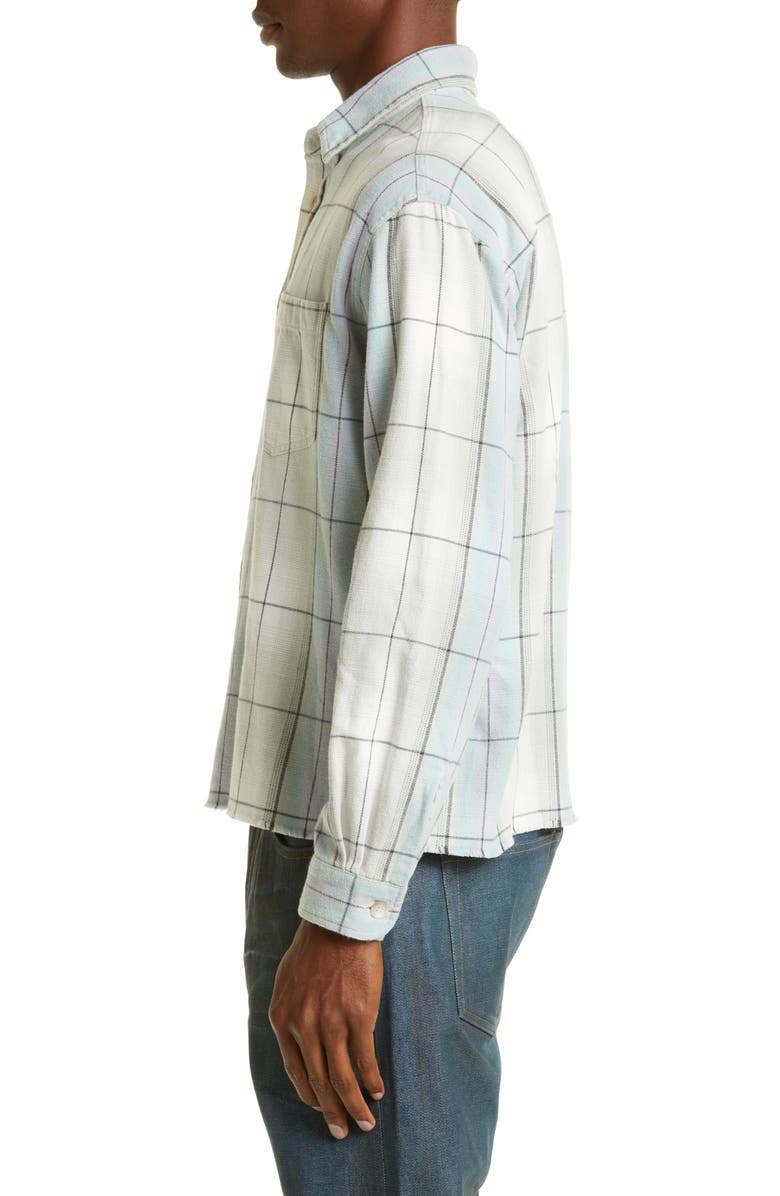 John Elliott Men's Hemi Oversize Cotton Button-Up Shirt, Alternate, color, 