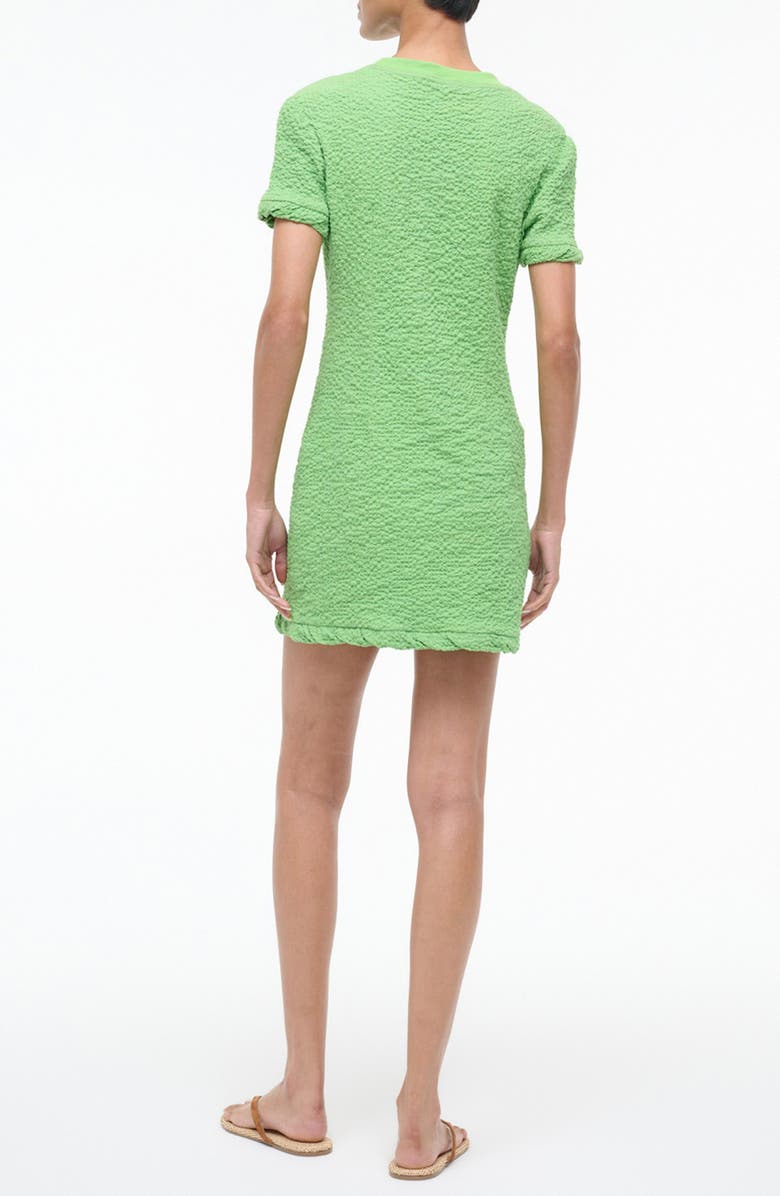 STAUD Delia Smock Minidress, Alternate, color, Sprout