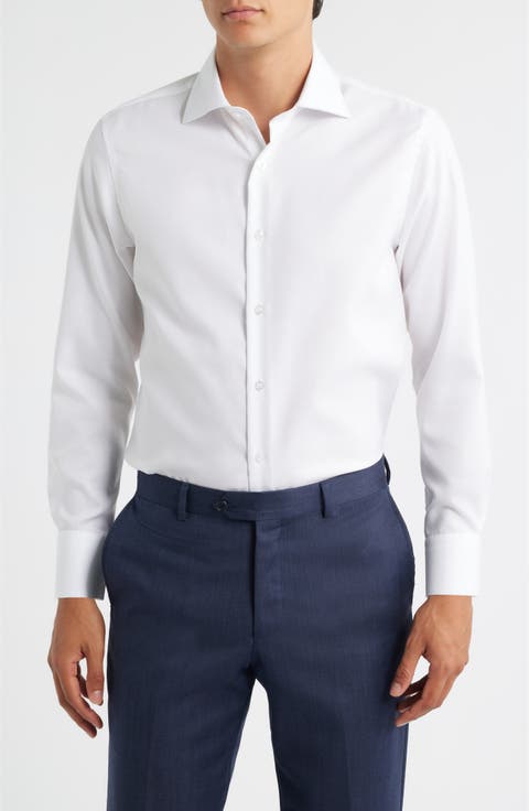 Textured Oxford Dress Shirt