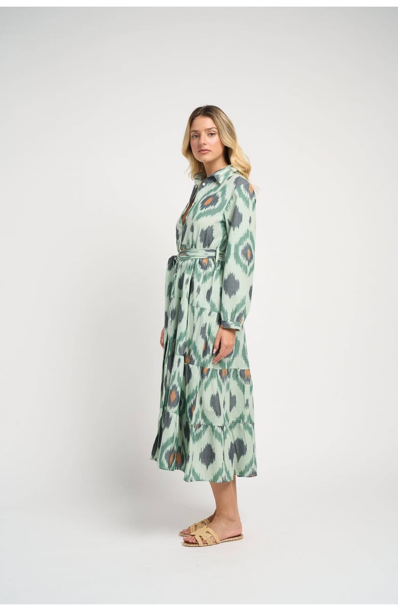 GUADALUPE DESIGN Ariel Ikat Dress, Alternate, color, 